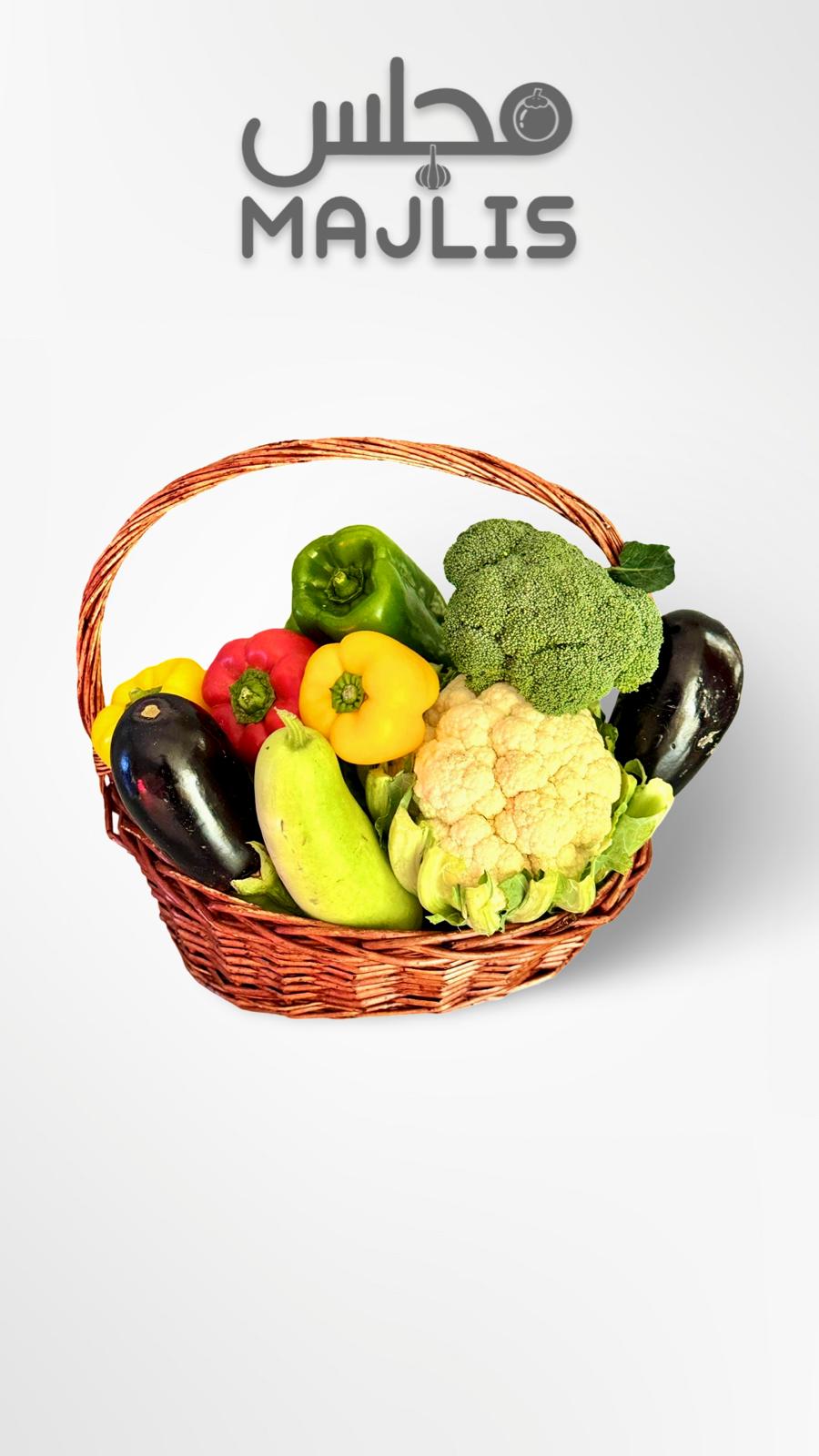 fresh vegetable basket