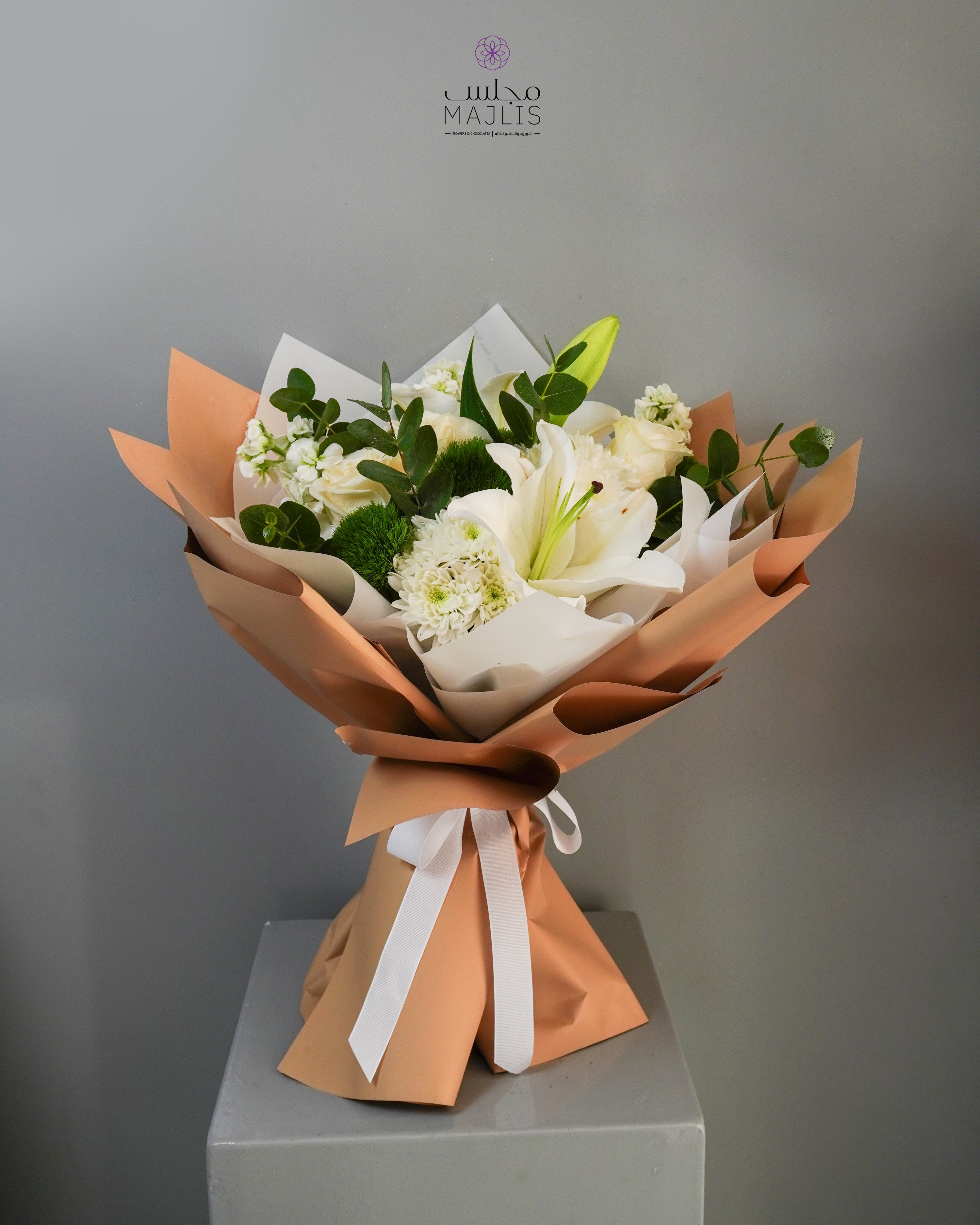 Elegant White Bouquet  43